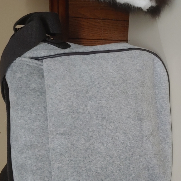 Juicy Couture y2k Vintage Velour Laptop Messenger Crossbody Bag - Picture 10 of 16